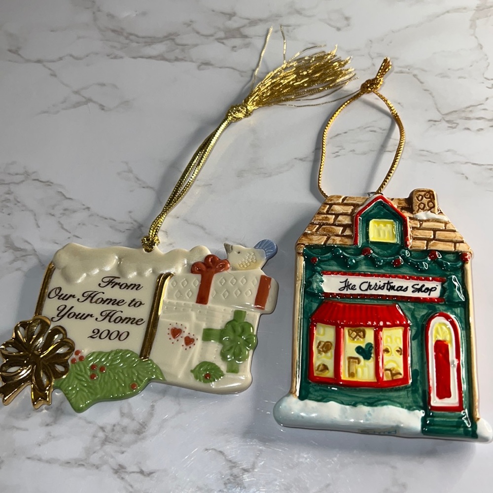 Vintage Collectible Lenox and Schmid Ornaments